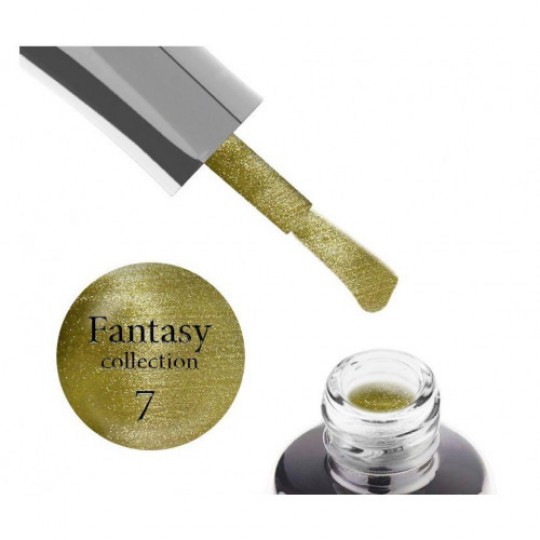 Luxton Fantasy 07 Gel Lacquer, Olive with Flare, Magnetic, 10 ml.