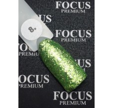 Luxton Titan 008 Green Gel Lacquer with Glitter, 10 ml.