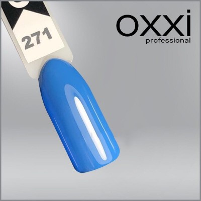 Oxxi gel polish #271 (pastel blue)