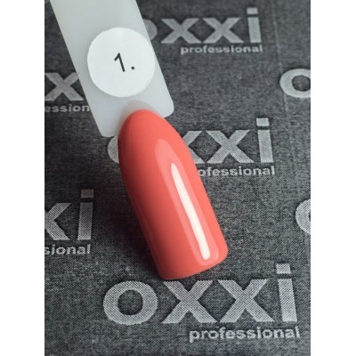 Oxxi gel polish #001 (coral)