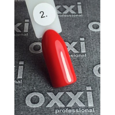 طلاء جل Oxxi # 002 (أحمر)