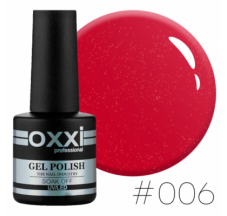 Oxxi gel polish #006 (dark red with micro-shine)