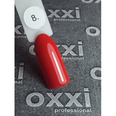 Гель лак Oxxi №008 (красный)