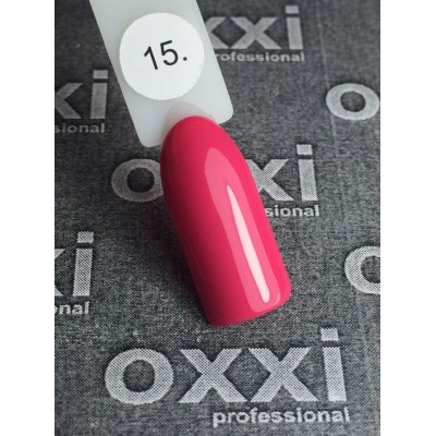 Oxxi gel polish #015 (pink-crimson)