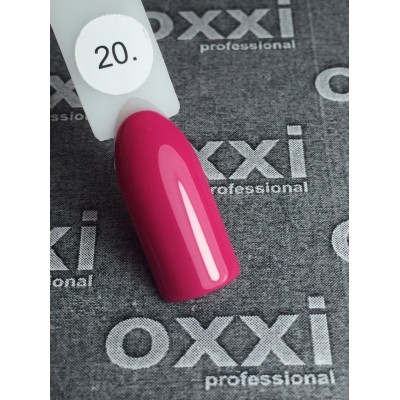 Oxxi gel polish #020 (dark pink)