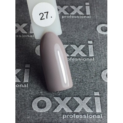 Oxxi gel polish #027 (light brown-gray)