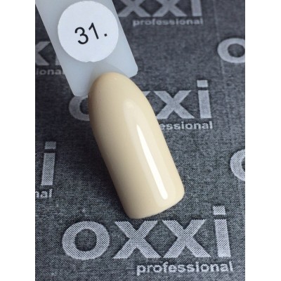 Oxxi gel polish #031 (pale yellow)