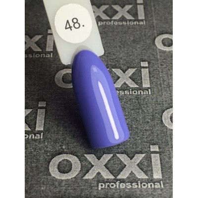 Гель лак Oxxi №048 (голубой-фиолетовый эмаль)