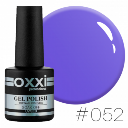 Oxxi gel polish #052 (light blue-violet)