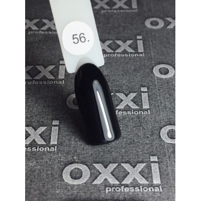 Гель лак Oxxi №056 (чёрный)