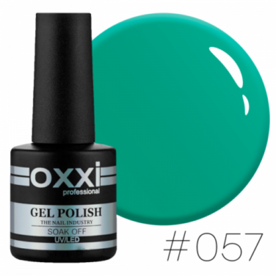 Oxxi gel polish #057 (turquoise)