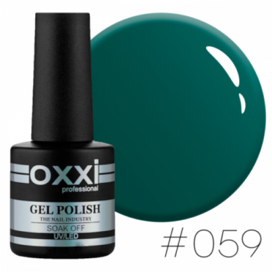 طلاء جل Oxxi # 059 (أخضر زجاجي)