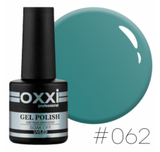 Oxxi gel polish #062  (dimmed gray-blue)