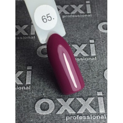 Oxxi gel polish #065  (pink marsala)