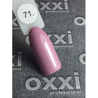 Oxxi gel polish #071 (light gray-pink)