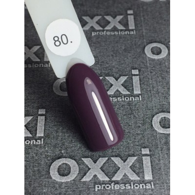 Oxxi gel polish #080 (pale marsala)
