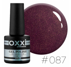 Oxxi gel polish #087 (cherry with micro-shine)