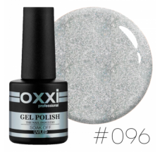 Oxxi gel polish #096 (light beige with small sparkles)