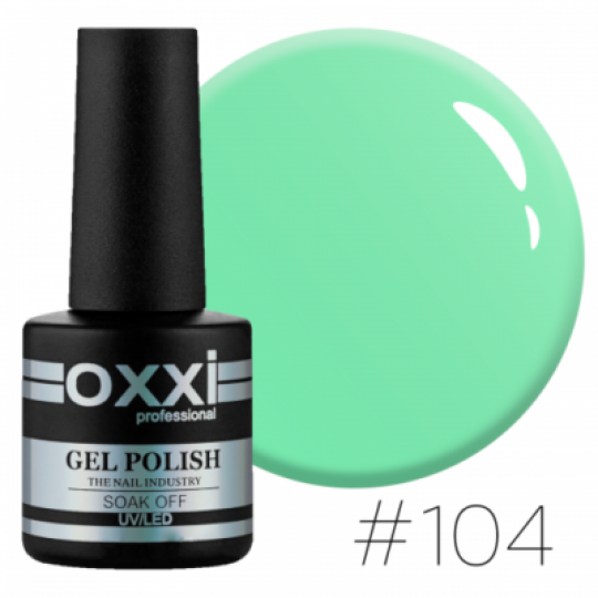 Oxxi gel polish #104 (mint)