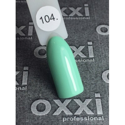 Гель лак Oxxi №104 (мятный)