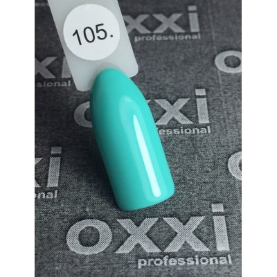 לק ג'ל #105 (טורקיז בהיר) Oxxi