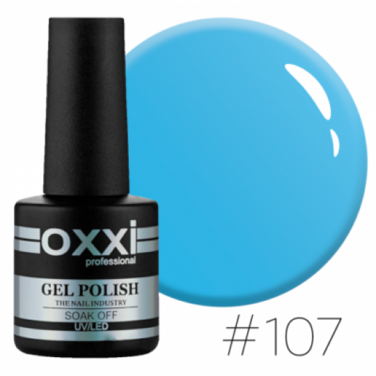 Oxxi gel polish #107 (light blue)