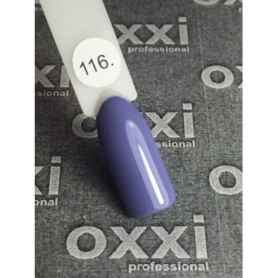 Oxxi gel polish #116 (pale gray-violet)