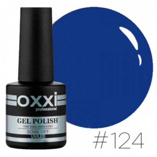 Oxxi gel polish #124 (dark azure)