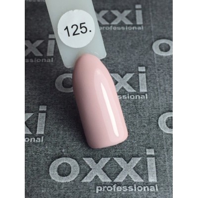 Гель лак Oxxi №125 (очень светлый розово-персиковый)