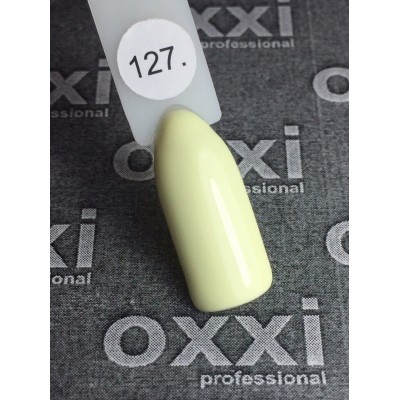 Oxxi gel polish #127 (light lemon)