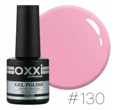 Гель лак Oxxi №130 (нежный розовый с микроблеском)