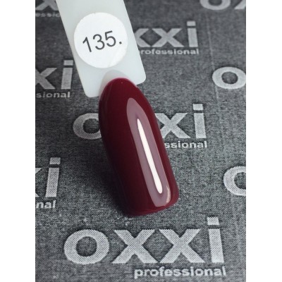 Oxxi gel polish #135 (dark marsala)