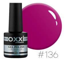 Oxxi gel polish #136 (dark fuchsia)