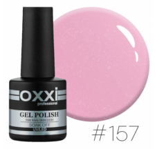 Гель лак Oxxi №157 (яркий нежно-розовый с микроблеском)