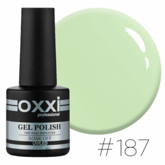 לק ג'ל #187 (חסה-ירוקה) Oxxi