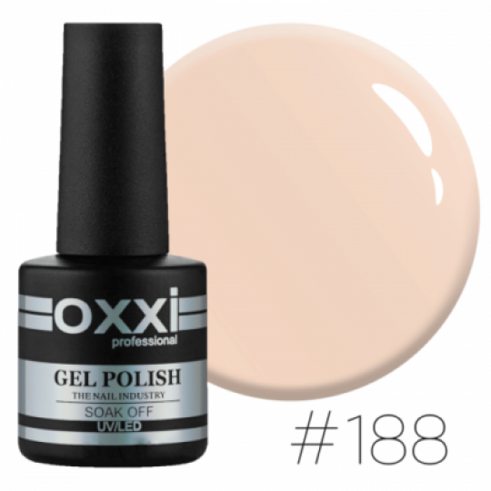 Oxxi gel polish #188 (pale peach)