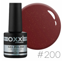 Oxxi gel polish #200 (burgundy, micro-shine)