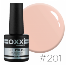 Oxxi gel polish #201 (light peachy pink)