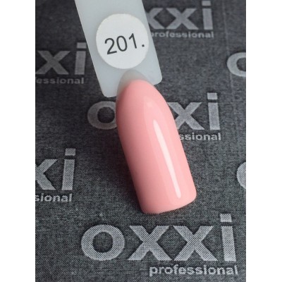 לק ג'ל #201 (ורוד אפרסק בהיר) Oxxi