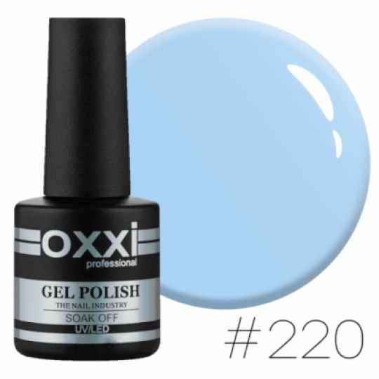 Oxxi gel polish #220 (soft blue)