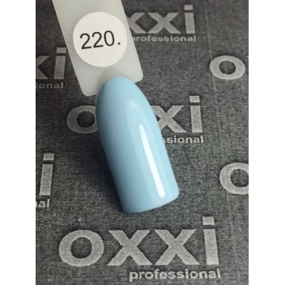 Гель лак Oxxi №220 (нежно голубой)