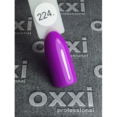 Гель лак Oxxi №224 ( темная фуксия)