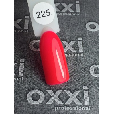 Гель лак Oxxi №225 ( насыщено нежно красный)