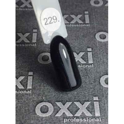 Гель лак Oxxi №229 (темный, микроблеск)