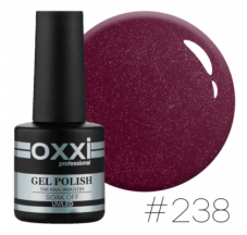 Oxxi gel polish #238 (eggplant, micro-shine)