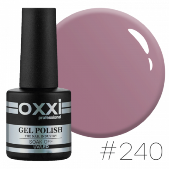 Oxxi gel polish #240 (pale purple)