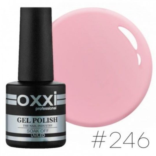Oxxi gel polish #246 (light coral-pink)