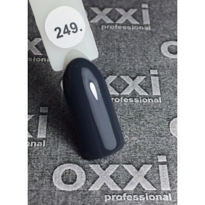 Oxxi gel polish #249 (dark gray)