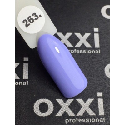 Oxxi gel polish #263 (cornflower blue)