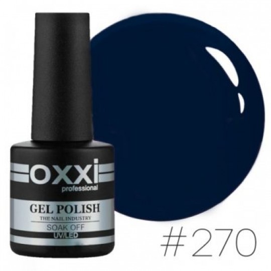 Oxxi gel polish #270 (emerald blue)